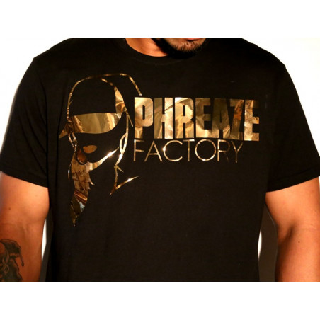 PF Mirror Gold Tee-L-Black