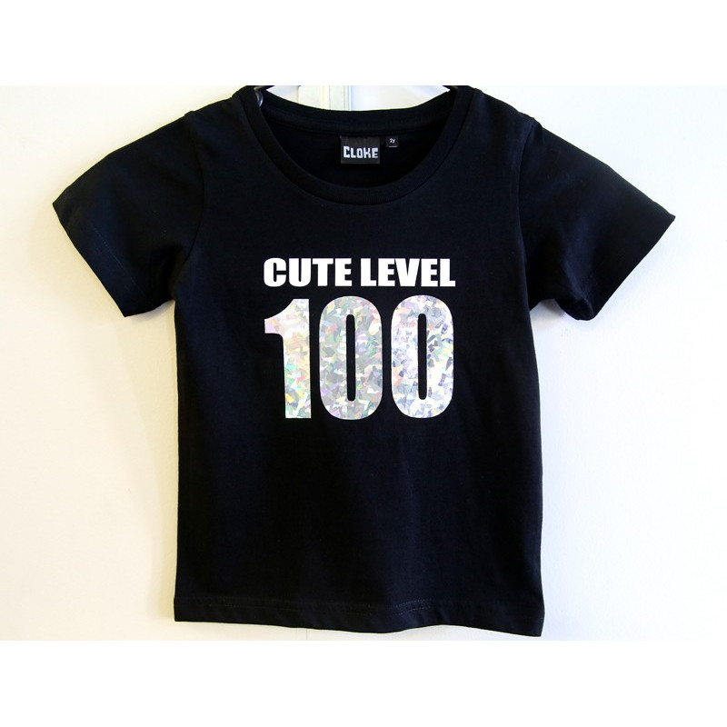 Cute Level 100 Holograph Tee (Kids)