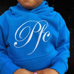 Aqua Silver Kids Hoody