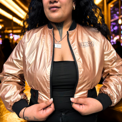 Rosé Bubbles Crop Jacket