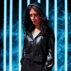Vinyl Vixen Hooded Jacket