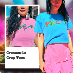 Crescendo Crop Tee
