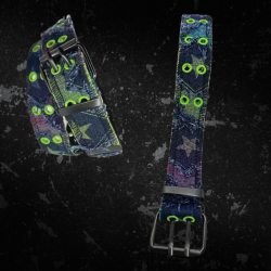 Fluoro Denim Belt - Red /...