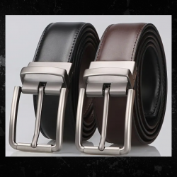 2 in 1 Cowhide Belt -...