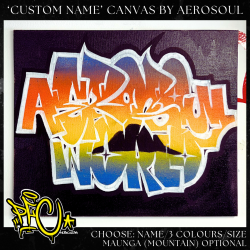 'Custom Name' Canvas by...