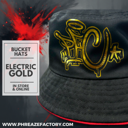 PFC Electric Gold Bucket Hat