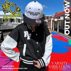 Varsity Vibrations Crop Jacket