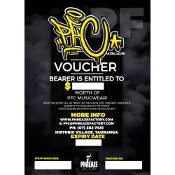 PFC Musicwear Gift Card