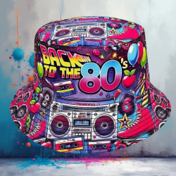 80s Nostalgic Bucket Hats