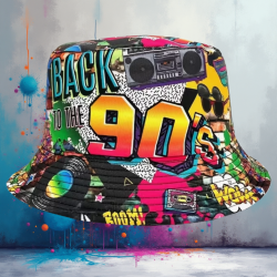 90s Nostalgic Bucket Hats