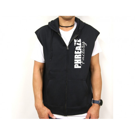 PF Sleeveless Zip Hood